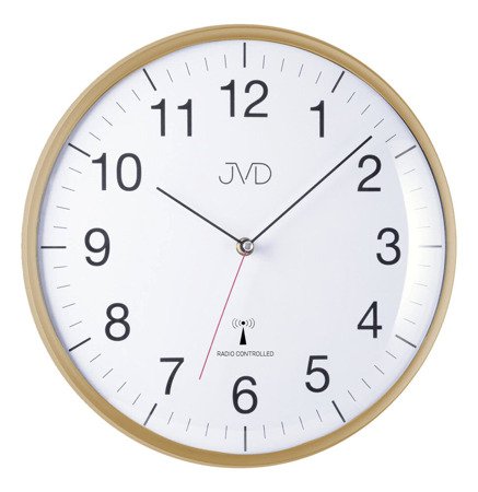 Zegar JVD ścienny STEROWANY RADIOWO 33 cm RH16.3