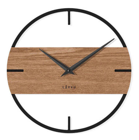Zegar LAVVU ścienny drewniane LOFT 35 cm LCT4010