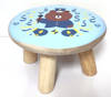 Taboret dla dziecka drewniany stołek siedzisko